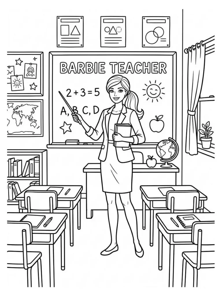 barbie coloring pages_42