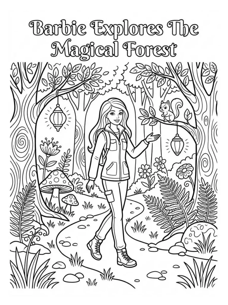 barbie coloring pages_43
