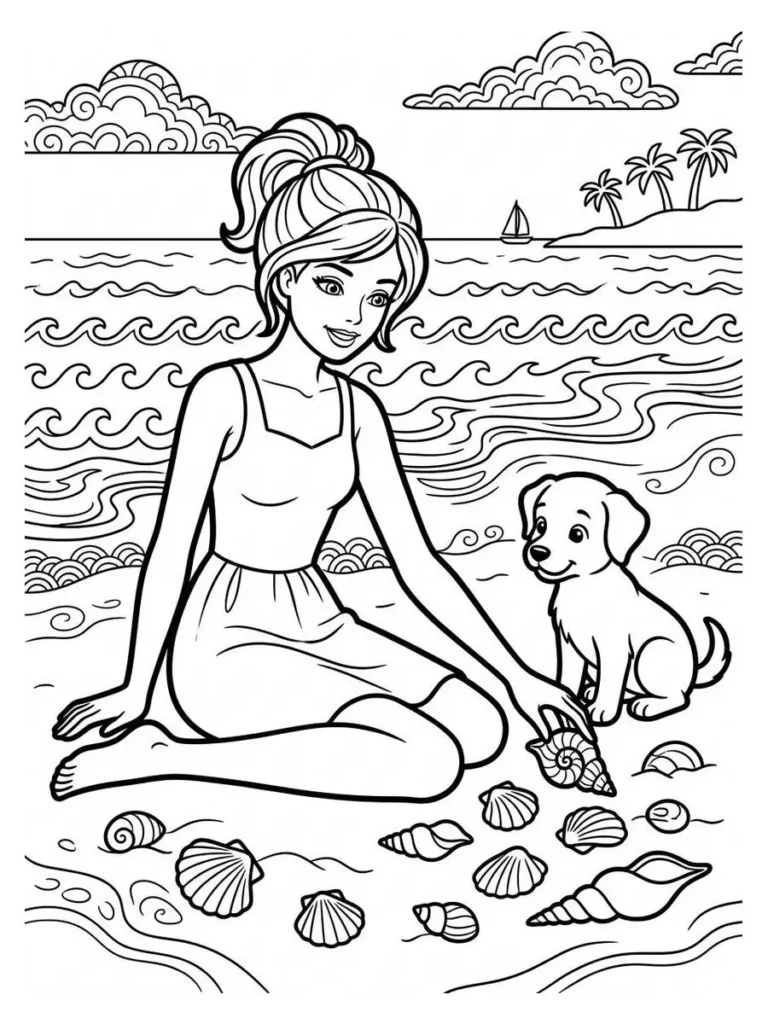 barbie coloring pages_44