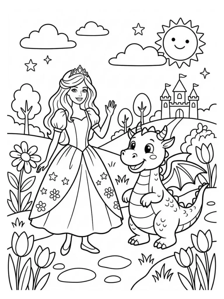 barbie coloring pages_6