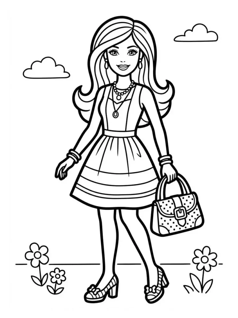 barbie coloring pages_8