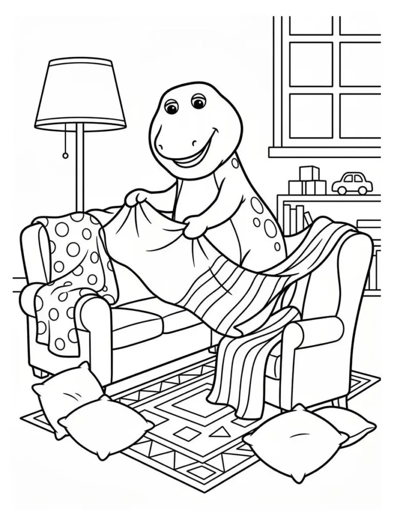 barney coloring sheets_10