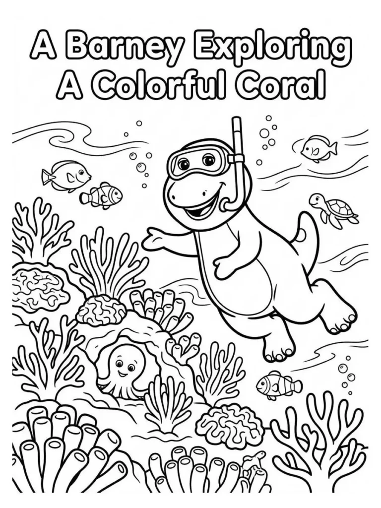 barney coloring sheets_11
