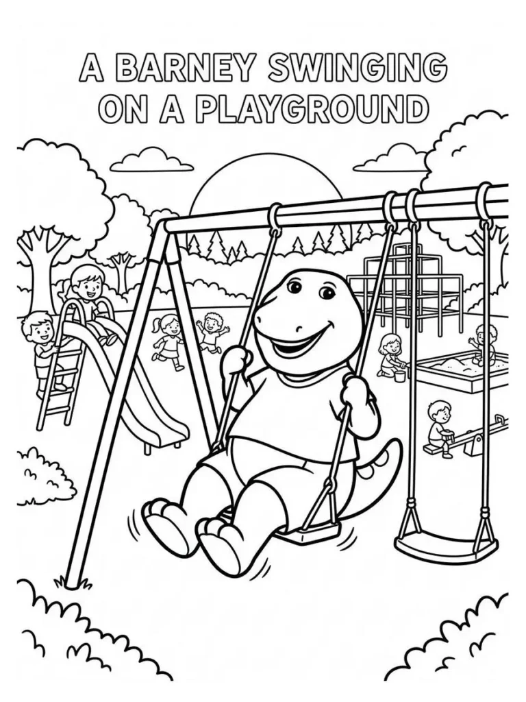 barney coloring sheets_14