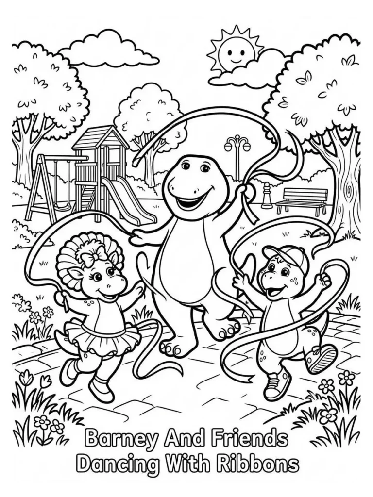 barney coloring sheets_16