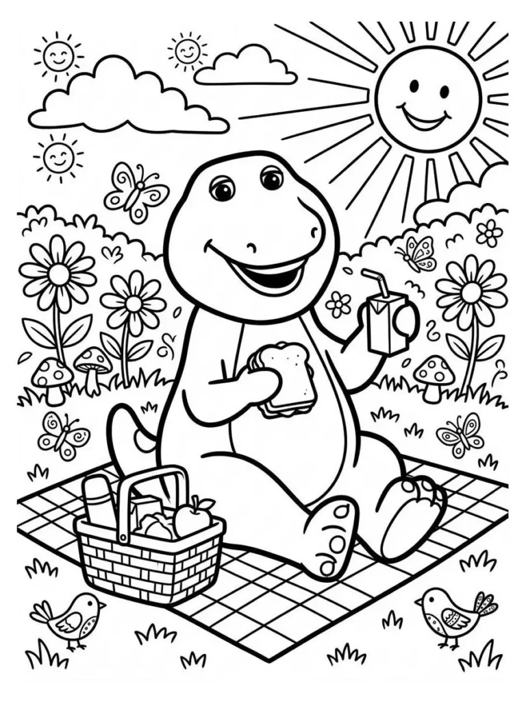 barney coloring sheets_17
