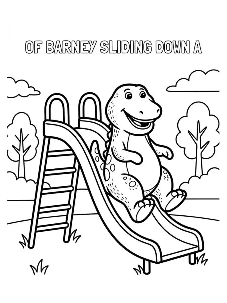 barney coloring sheets_21
