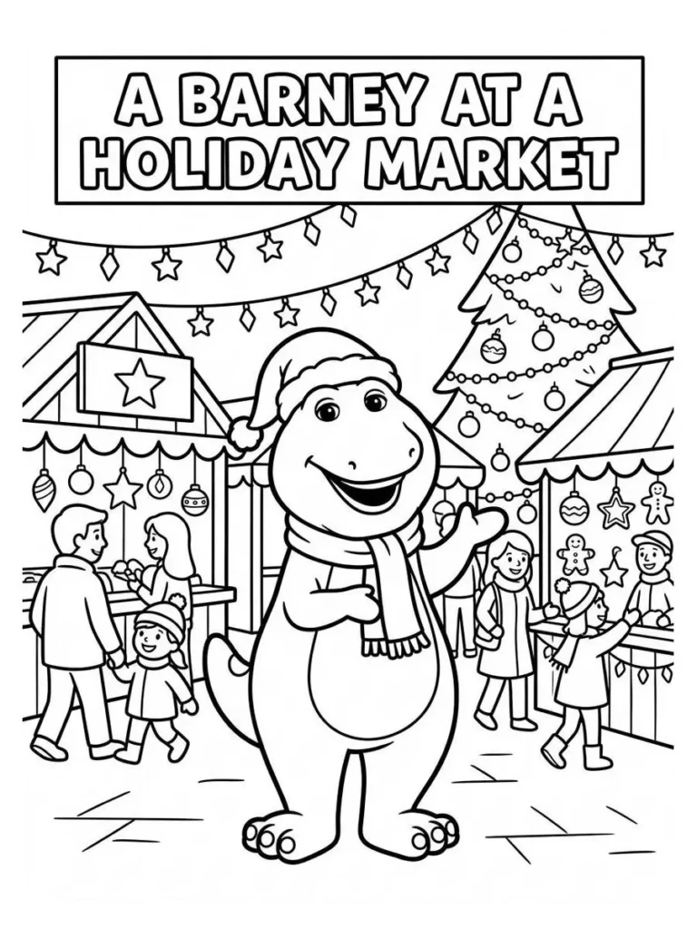 barney coloring sheets_25