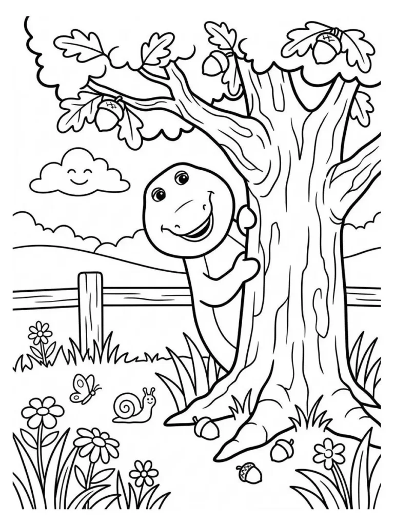 barney coloring sheets_26