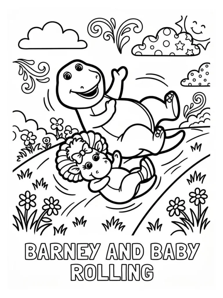 barney coloring sheets_7