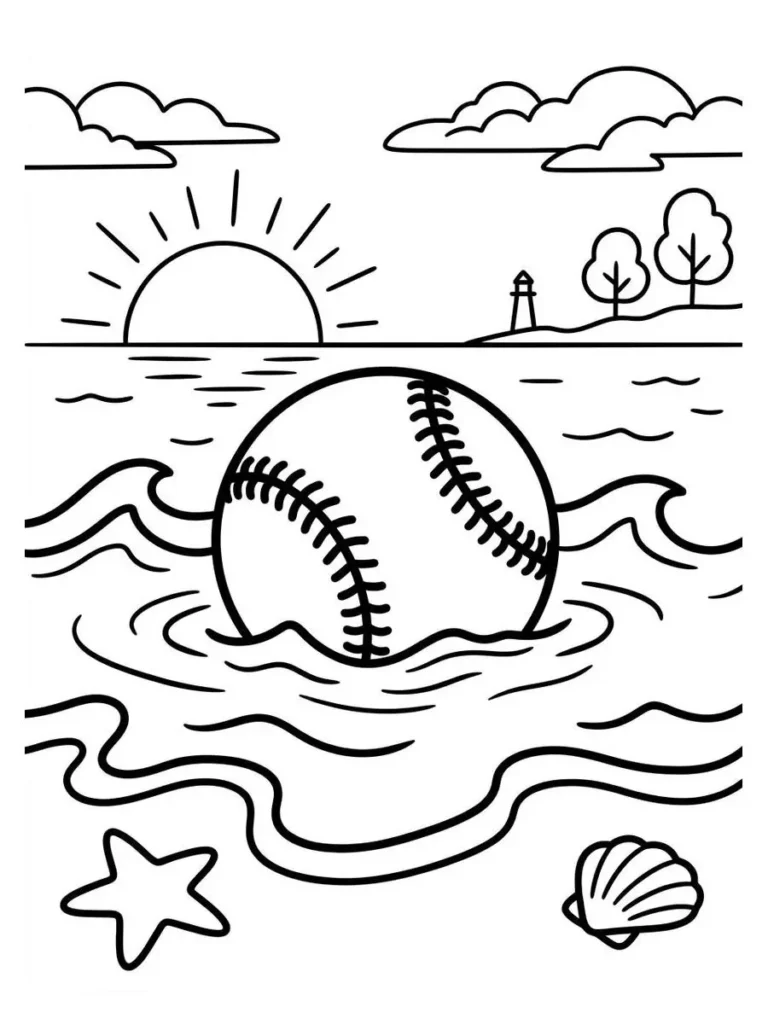 baseball coloring pages_1