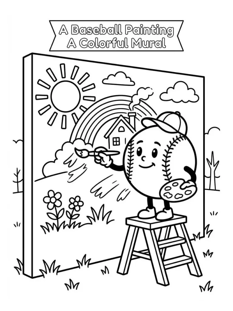 baseball coloring pages_2