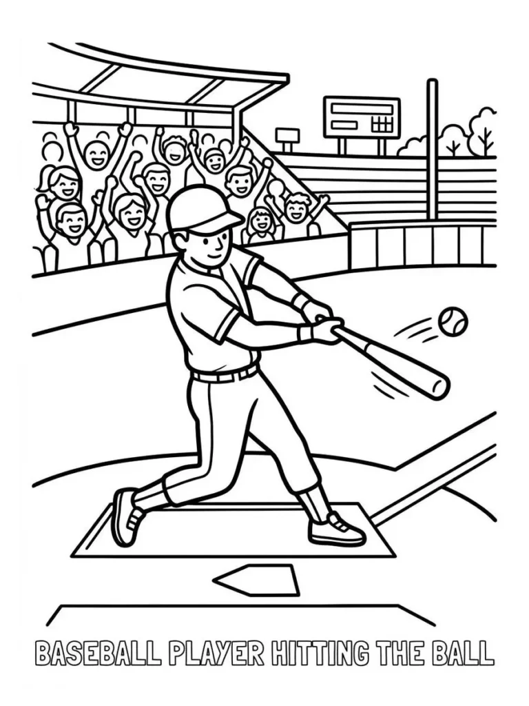 baseball coloring pages_20