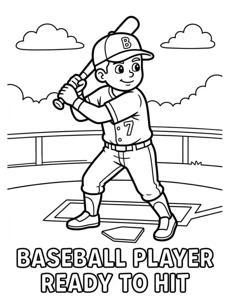 baseball coloring pages_21
