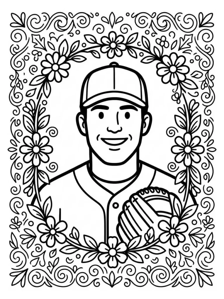 baseball coloring pages_24