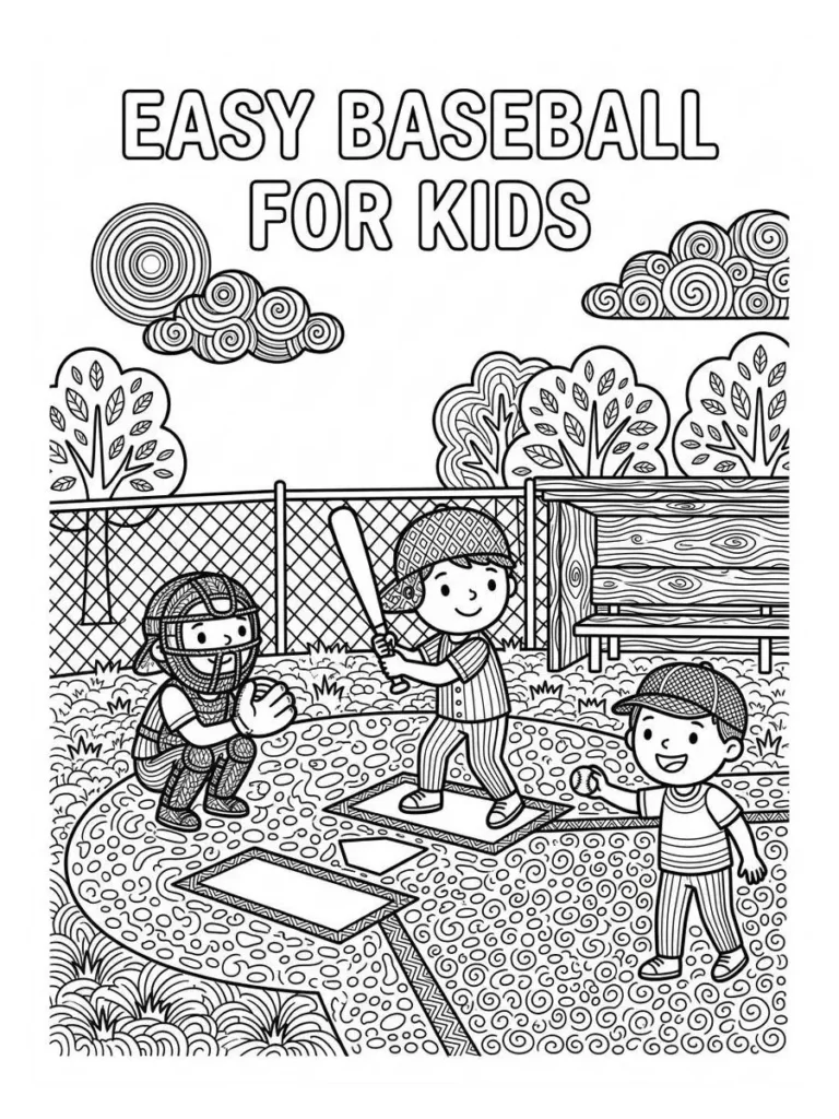 baseball coloring pages_28