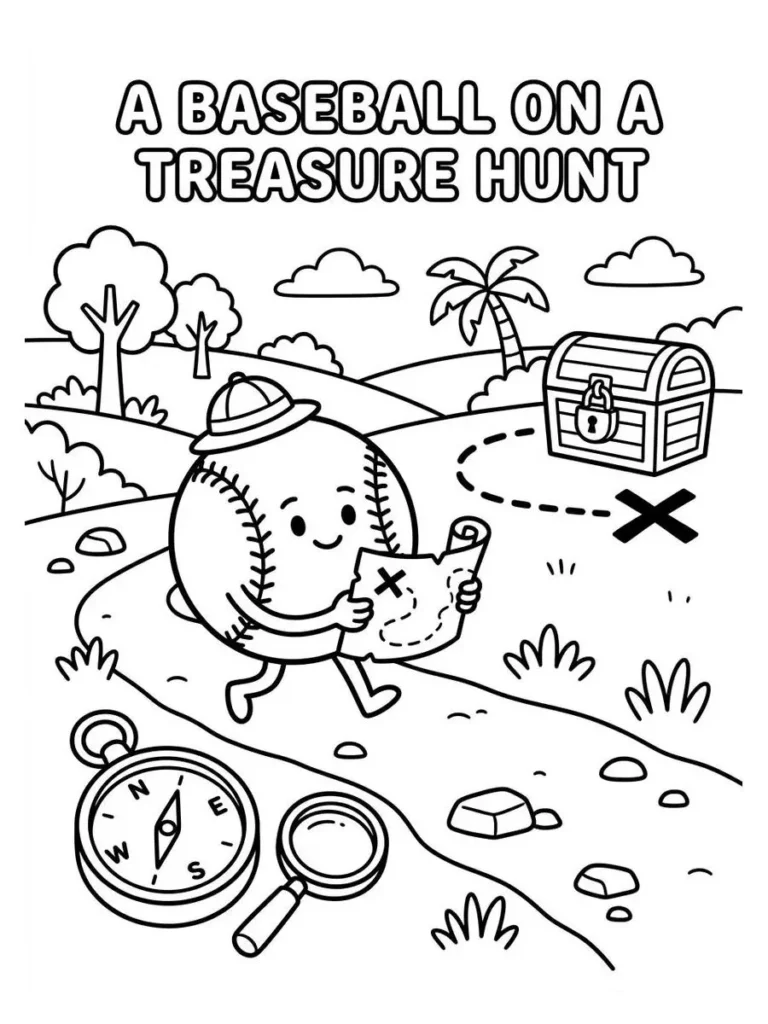 baseball coloring pages_4