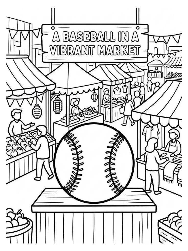 baseball coloring pages_5