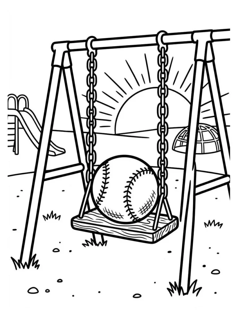 baseball coloring pages_6