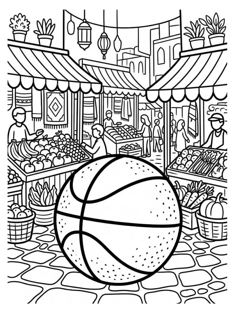 basketball coloring pages_1