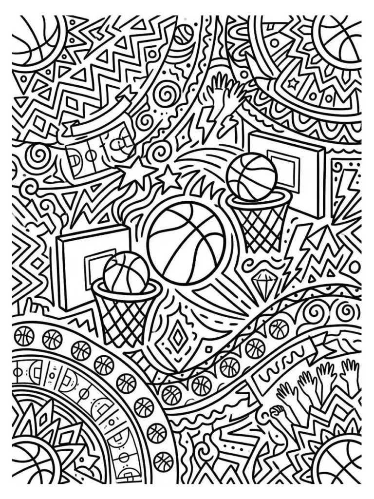 basketball coloring pages_10