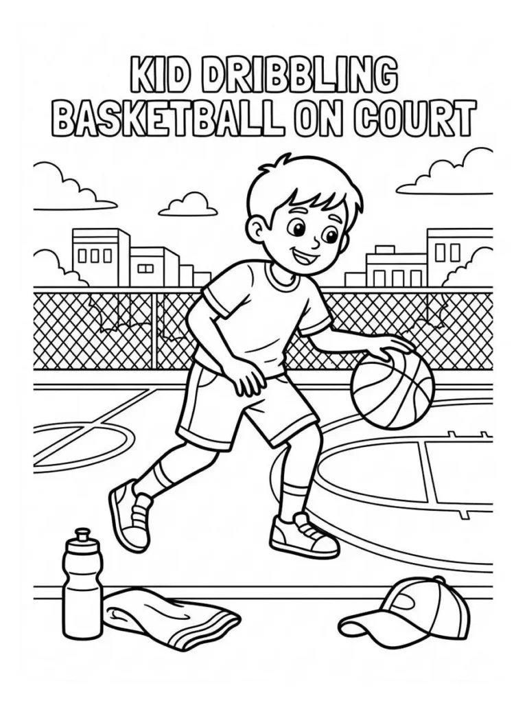 basketball coloring pages_11