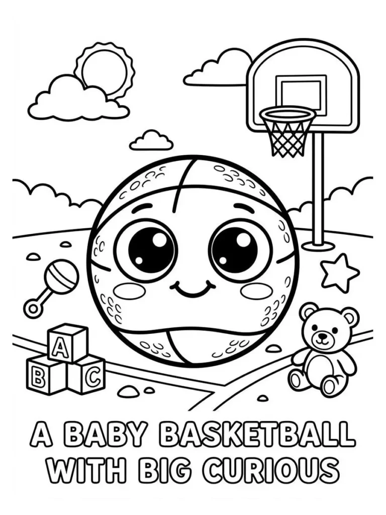 basketball coloring pages_13