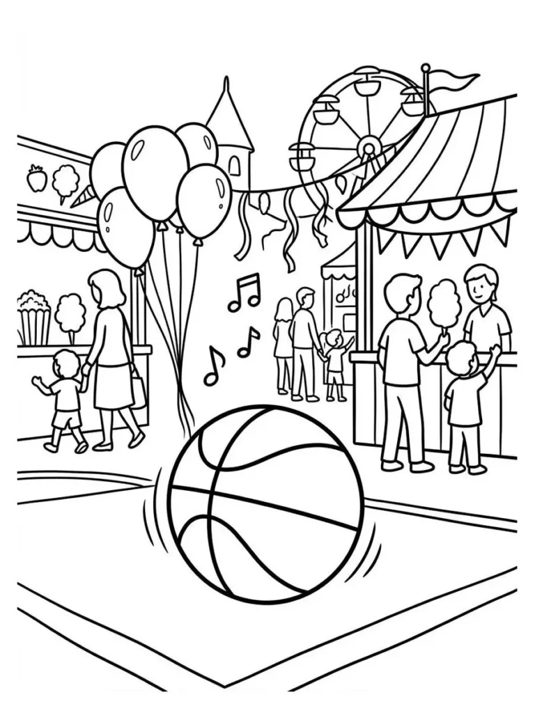 basketball coloring pages_14