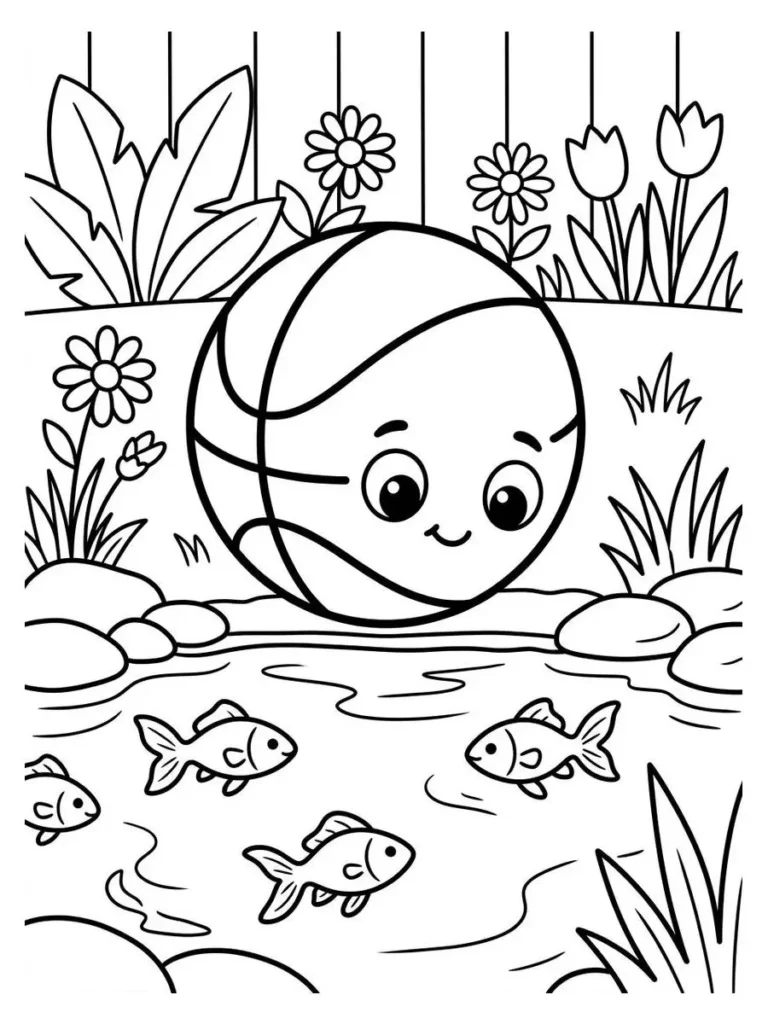 basketball coloring pages_20