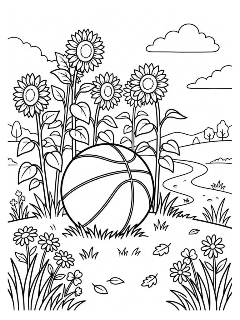 basketball coloring pages_23