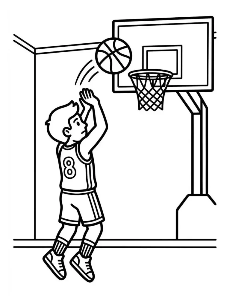 basketball coloring pages_26