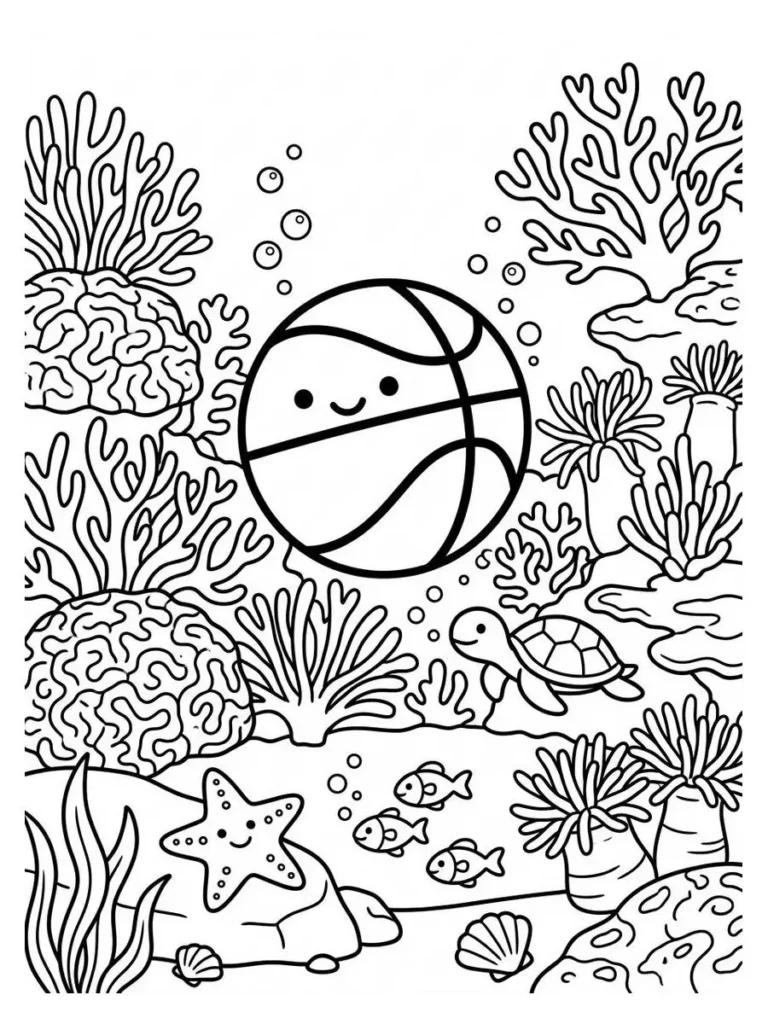 basketball coloring pages_27