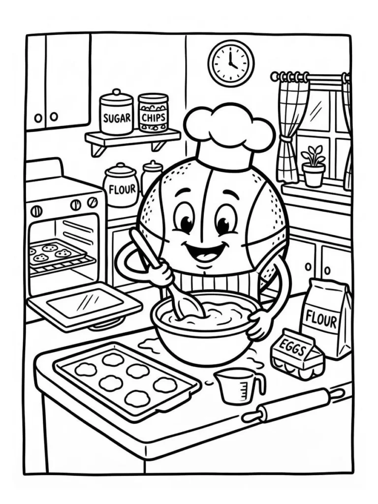 basketball coloring pages_8