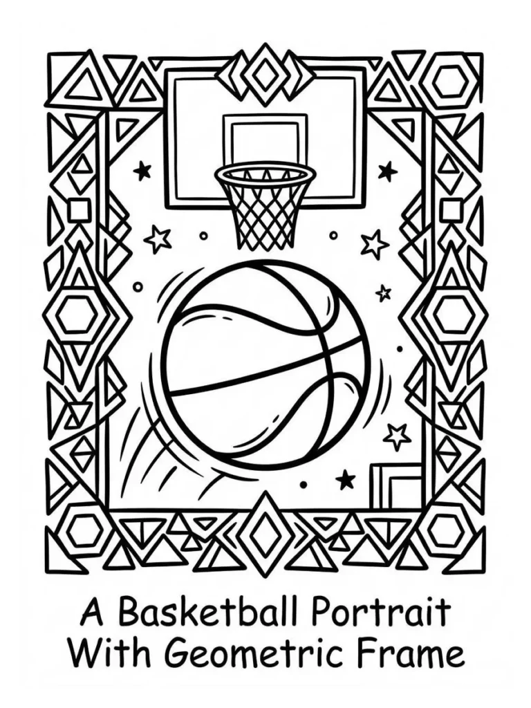 basketball coloring pages_9