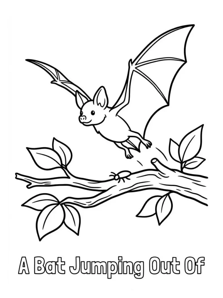 bat coloring pages_16