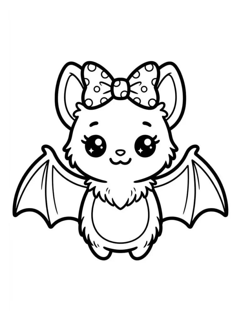 bat coloring pages_4