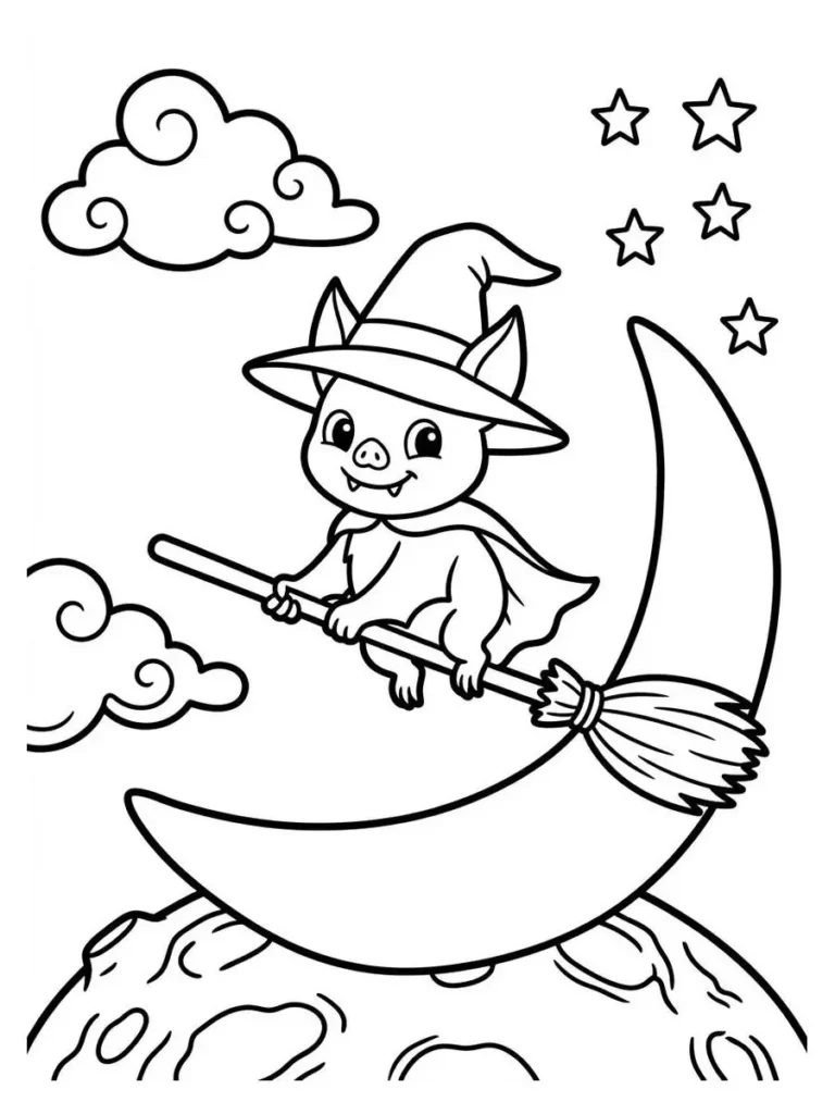 bat coloring pages_5