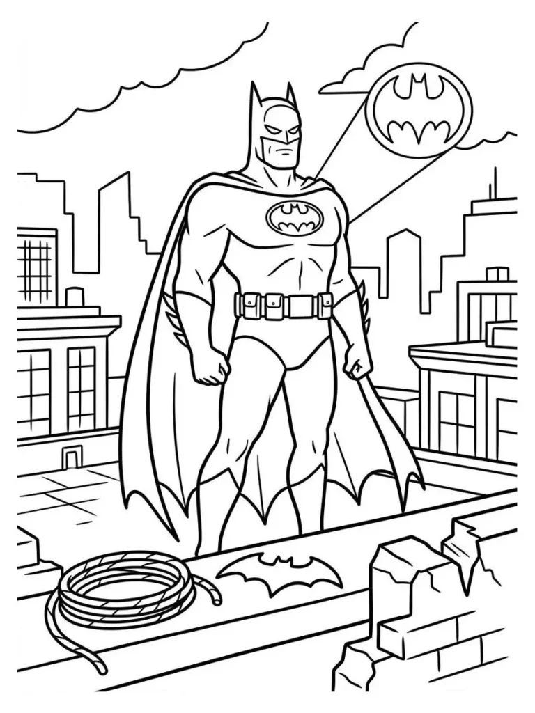 batman coloring page_2