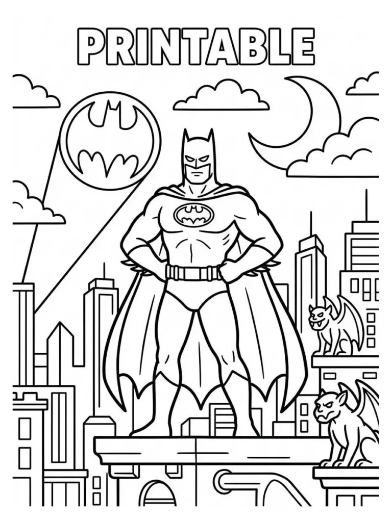 batman coloring page_26