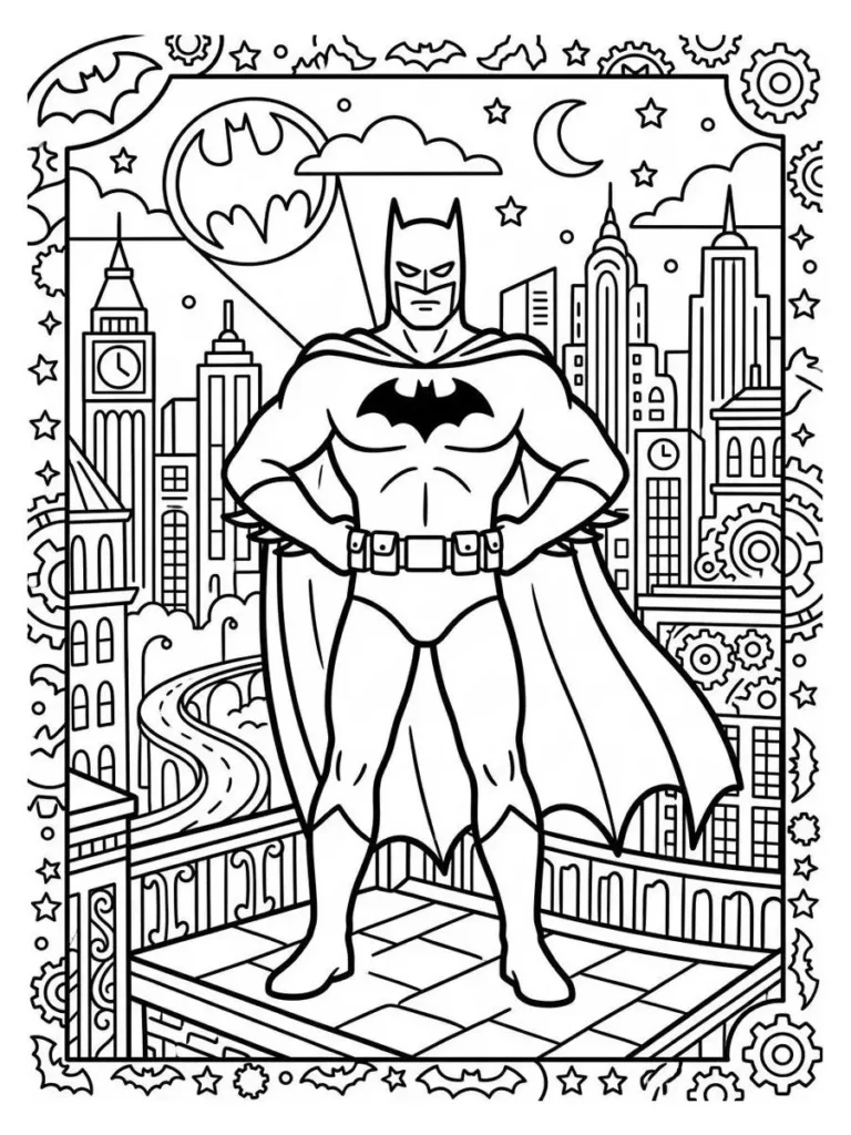batman coloring page_6
