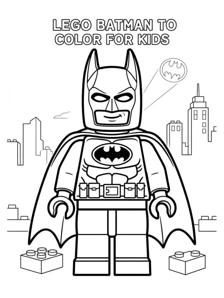 batman coloring page_8