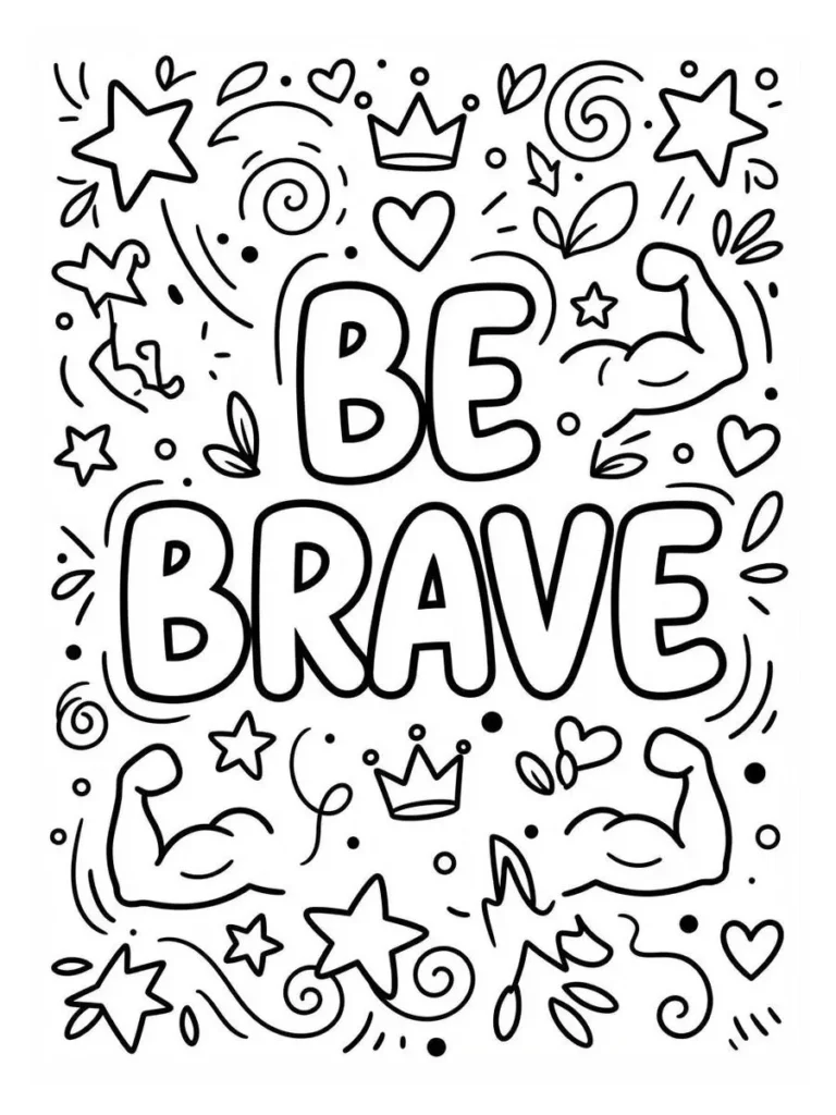 be brave coloring sheet_23