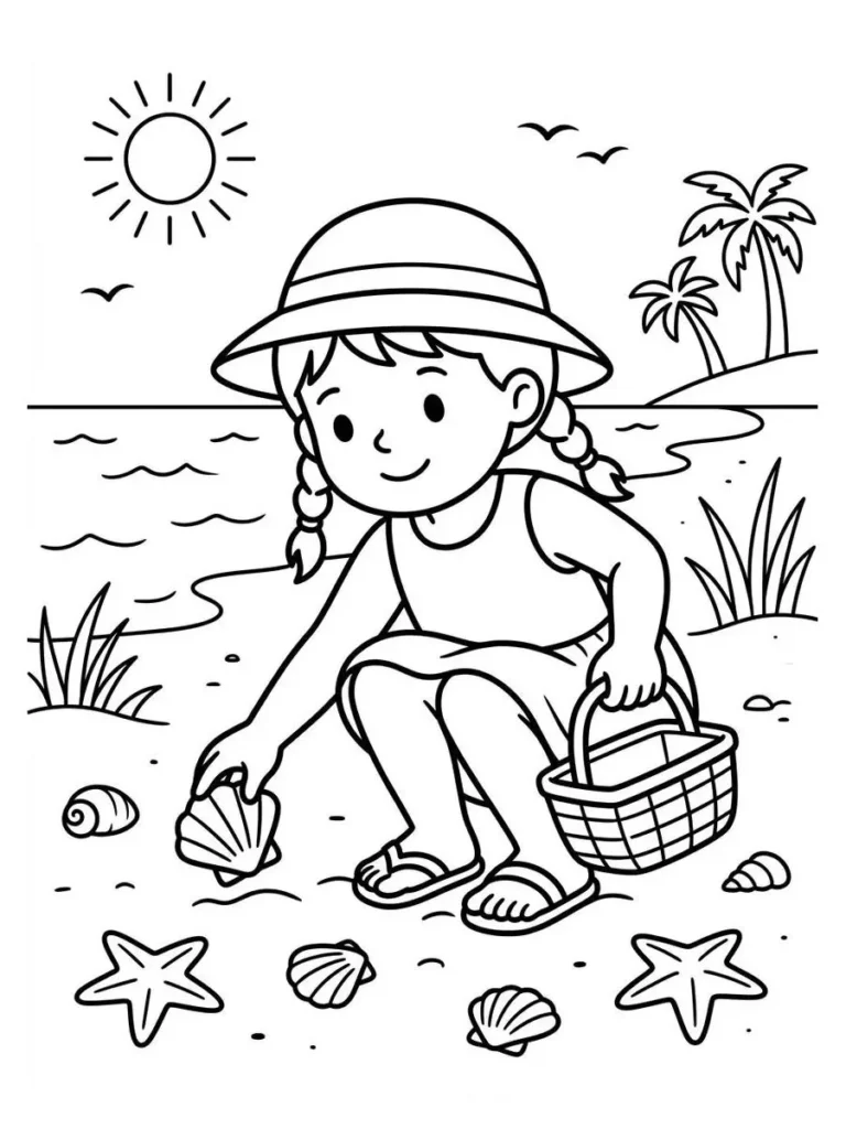beach coloring pages_12