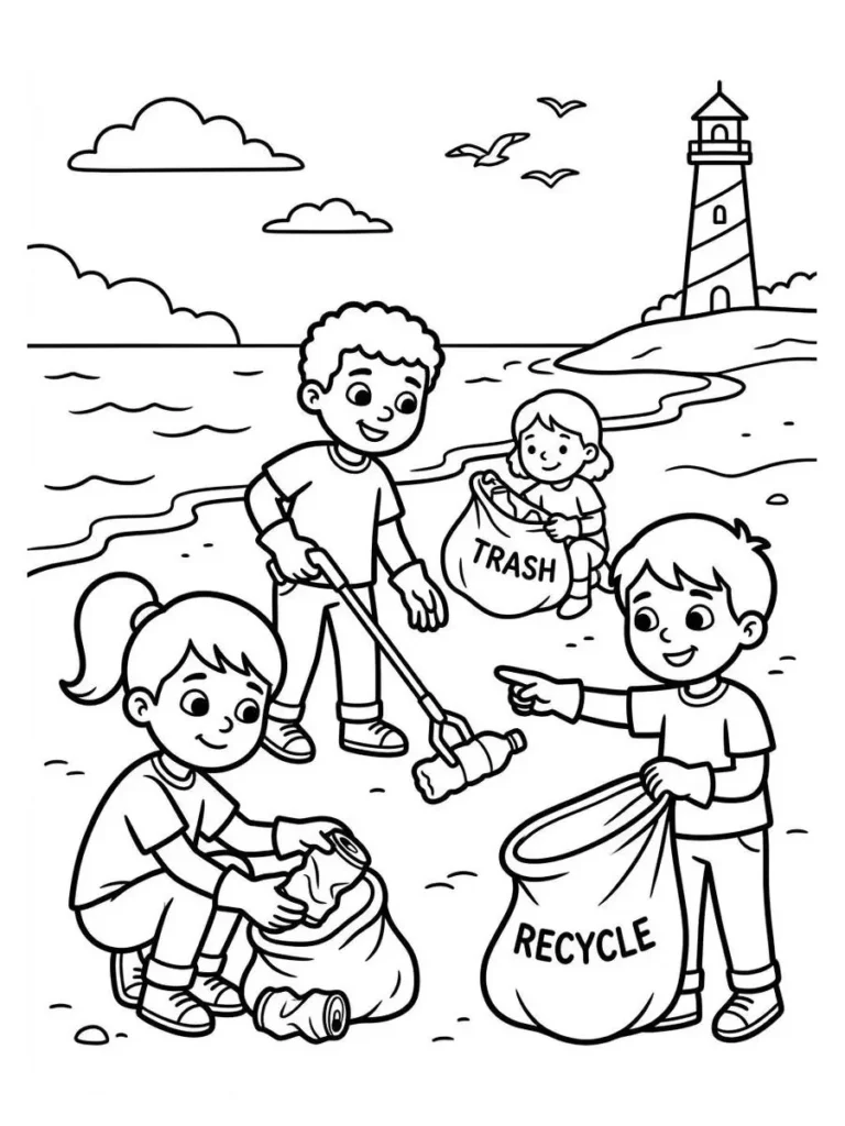 beach coloring pages_14