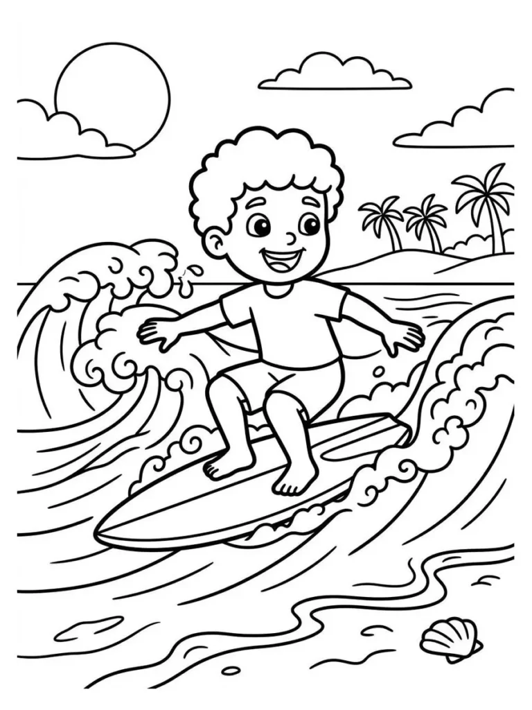 beach coloring pages_2