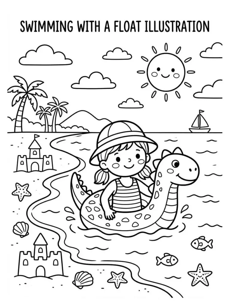 beach coloring pages_25