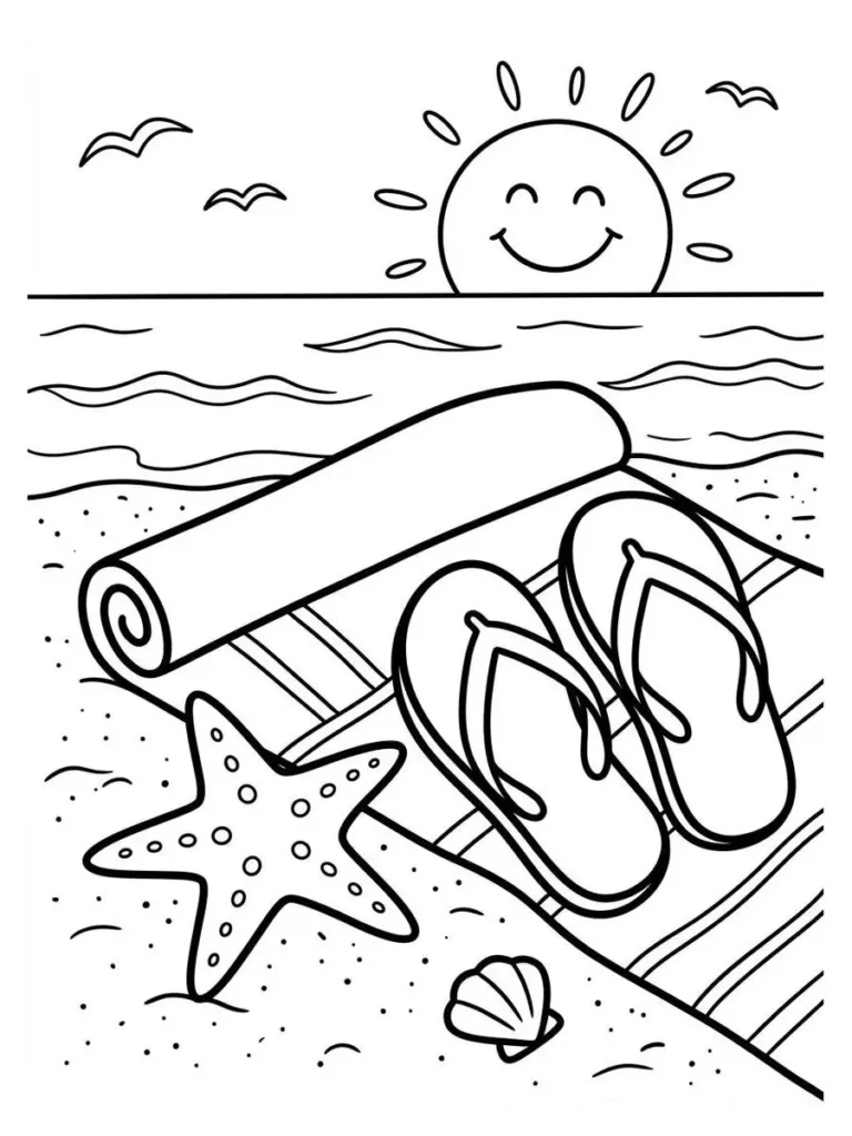 beach coloring pages_5