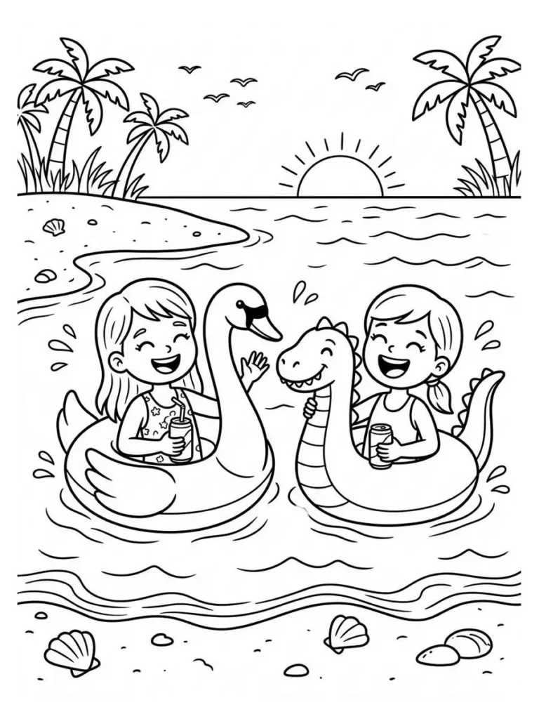 beach coloring pages_8