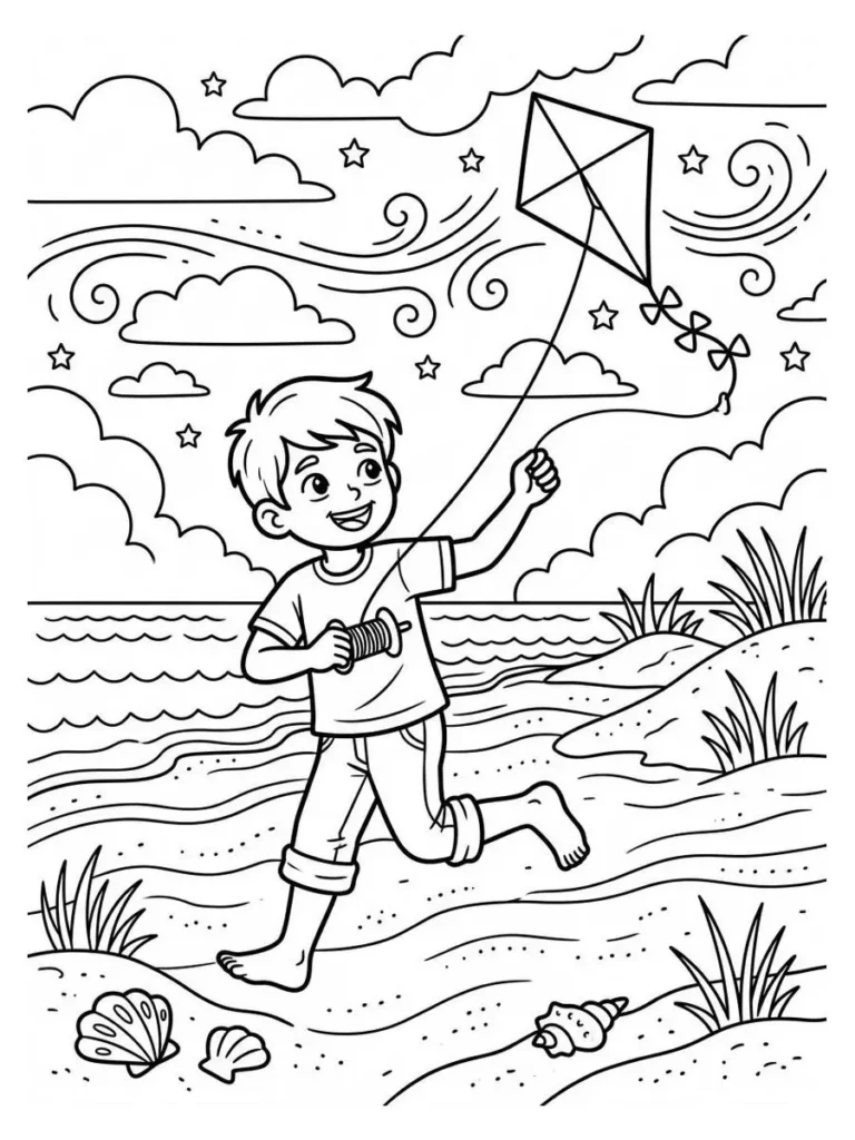 beach coloring pages_9