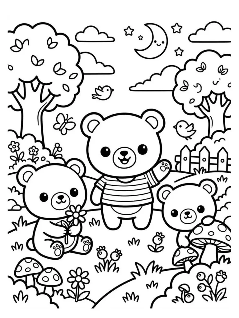 bears coloring sheets_10